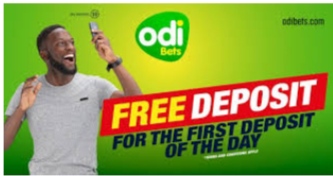 Image  showing Odibet bonuses, offers on free deposit