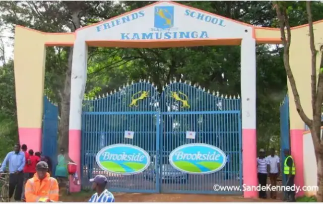 Kamusinga school outstanding gate.