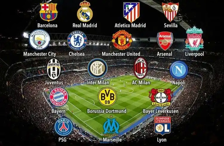 10 places to download football highlights for free. Image showing football clubs that have released apps where you can download highlights.