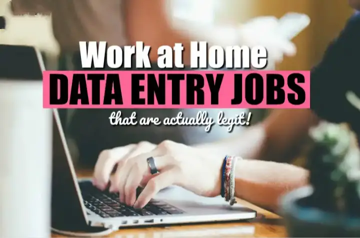 12 ways to make money online in Kenya. Image showing someone doing data entry jobs.
