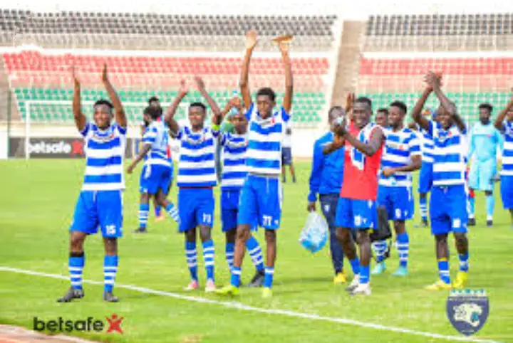 Best football clubs in Kenya. Image showing AFC leopards partnership with betsafe.