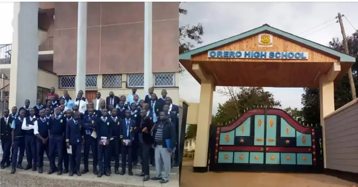 Best high schools in Nyanza Kenya. Image showing Orero boys facilities.