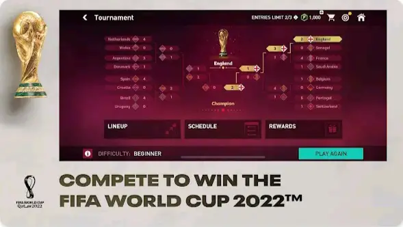 7 best football games for Android 2023. Image showing FIFA mobile, FIFA world cup.