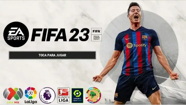 7 best football games for Android 2023. Image showing how FIFA 23 looks like.