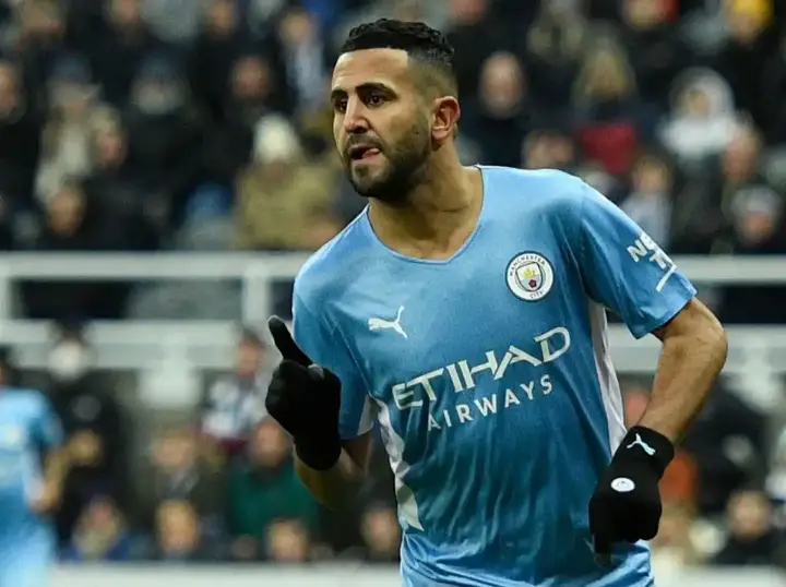 Best players in Africa, image of Ryad Mahrez.