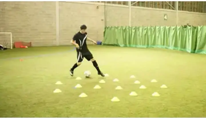 Image showing minefield dribbling.